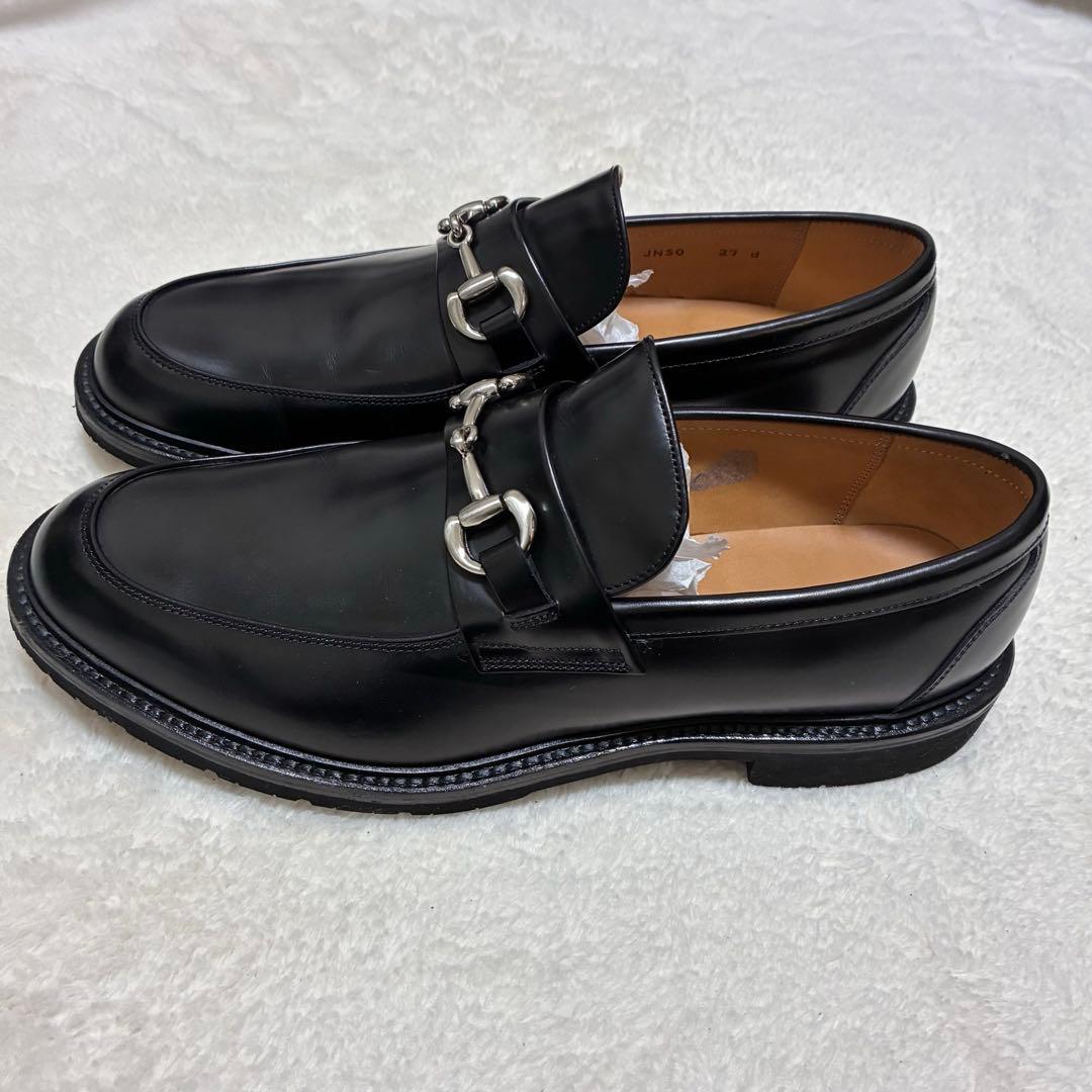 極美品　リーガル　JN50 ビットローファー　ブラック　レザー　金具　27cm