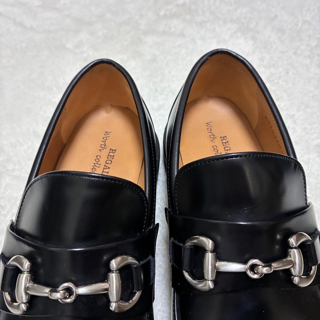 極美品　リーガル　JN50 ビットローファー　ブラック　レザー　金具　27cm