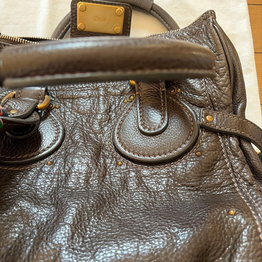Chloe パディントン　ダークブラウン ショルダーバッグ