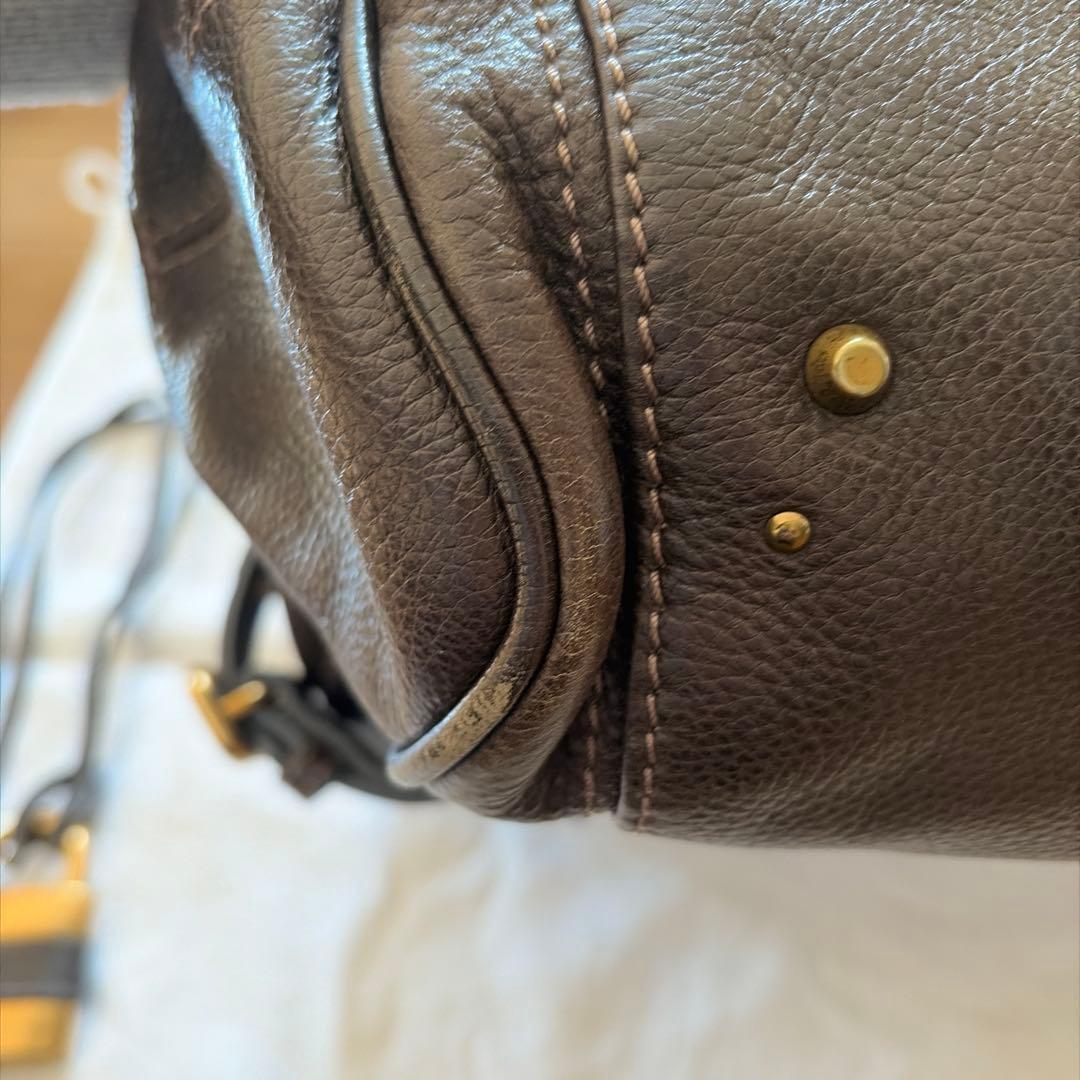 Chloe パディントン　ダークブラウン ショルダーバッグ