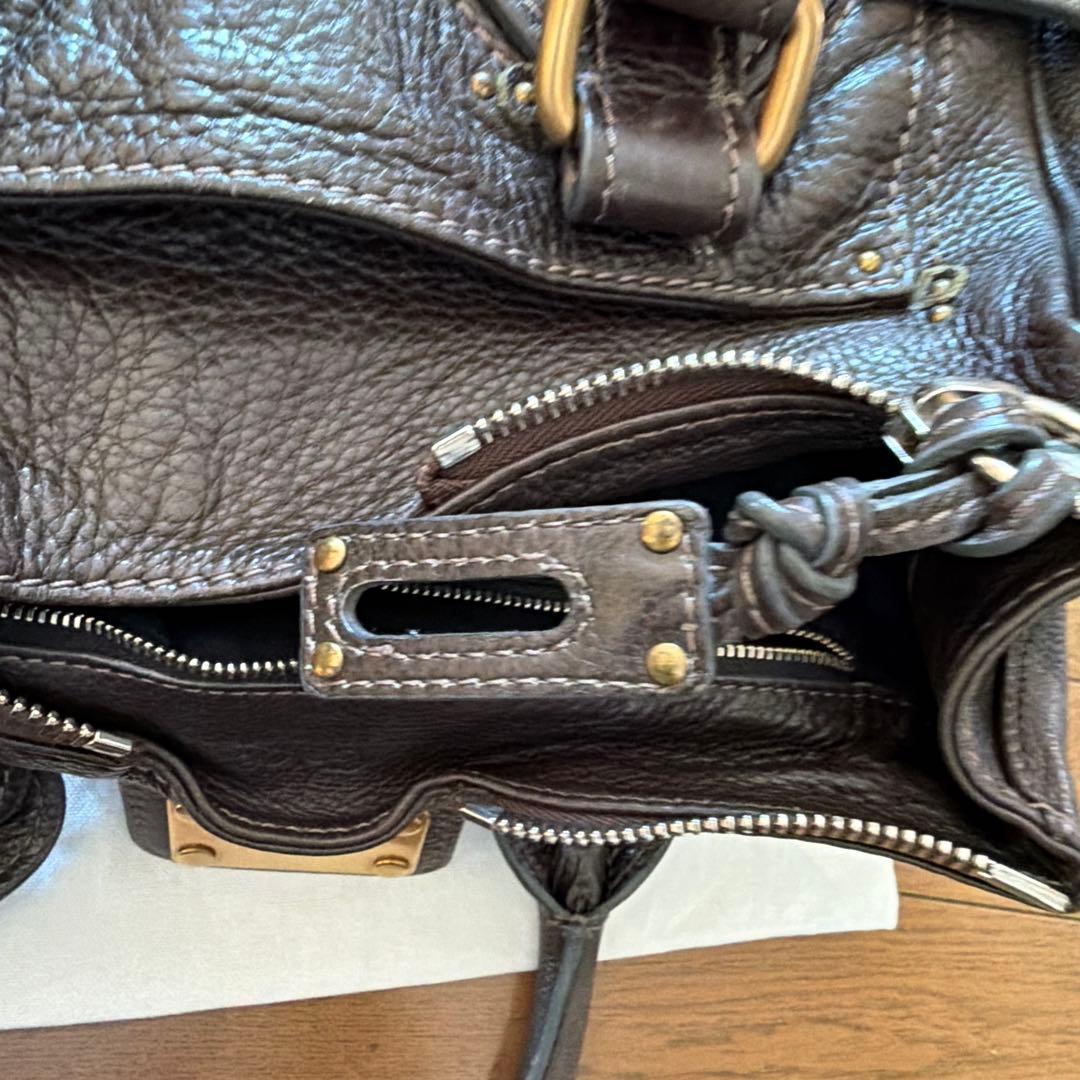 Chloe パディントン　ダークブラウン ショルダーバッグ