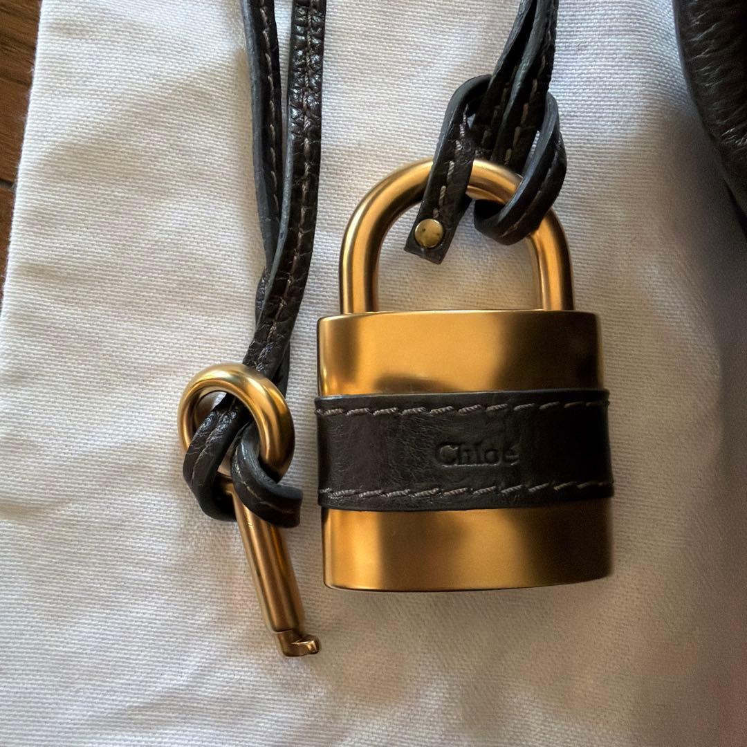 Chloe パディントン　ダークブラウン ショルダーバッグ