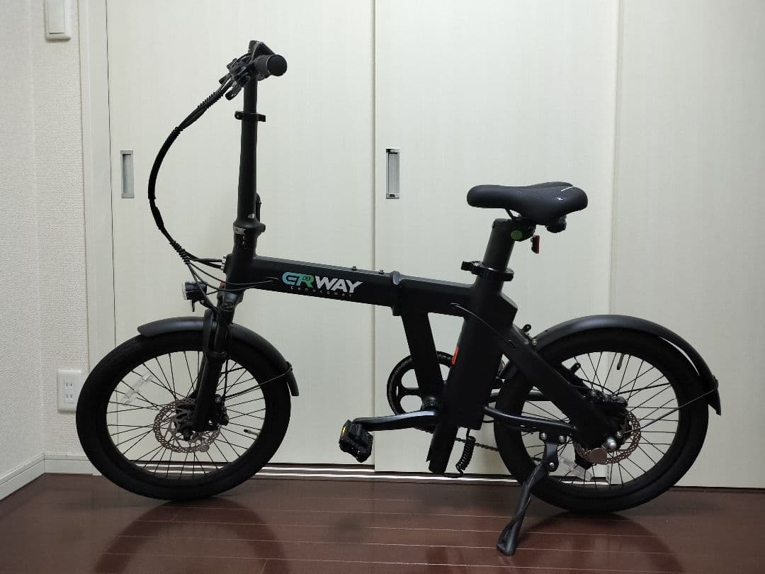 【美品】ERWAY A02 電動自転車ブラック 付属品付き