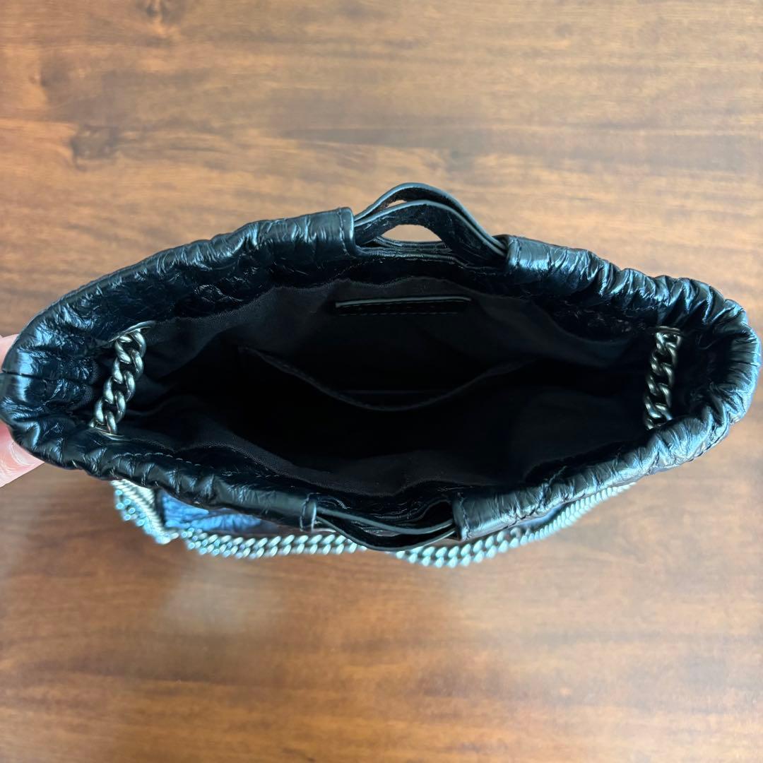 バレンシアガ BALENCIAGA クラッシュトートバッグ XS チェーン