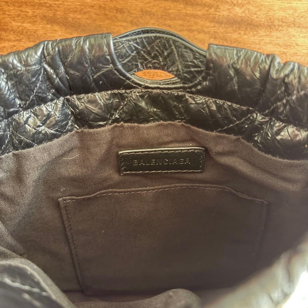 バレンシアガ BALENCIAGA クラッシュトートバッグ XS チェーン