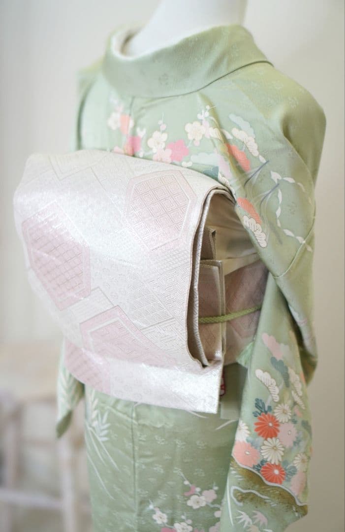 訪問着 4点フルセット 715D 正絹　入学式　結婚式　七五三　お宮参り