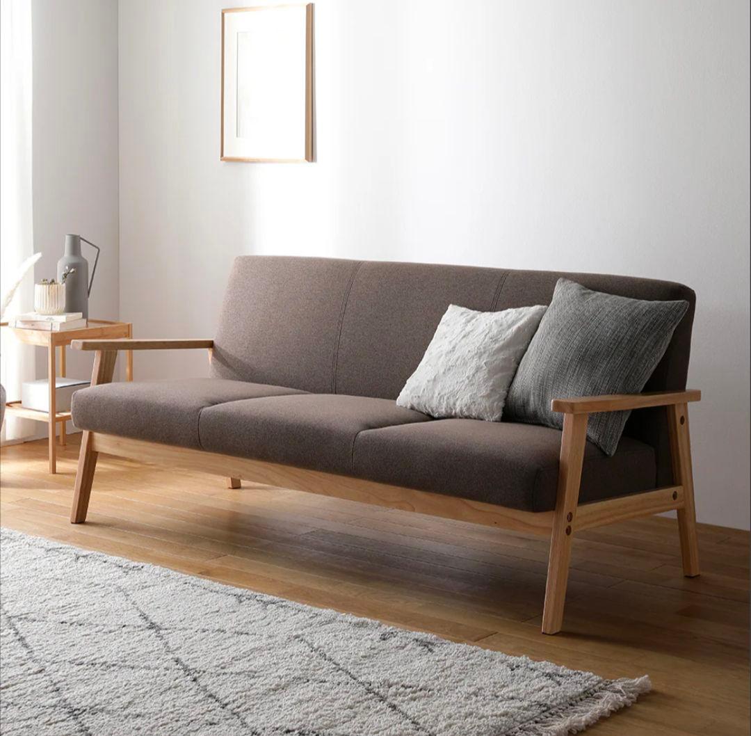 【ほぼ新品】RASIK 3人掛け ソファ TRYGG ラシク