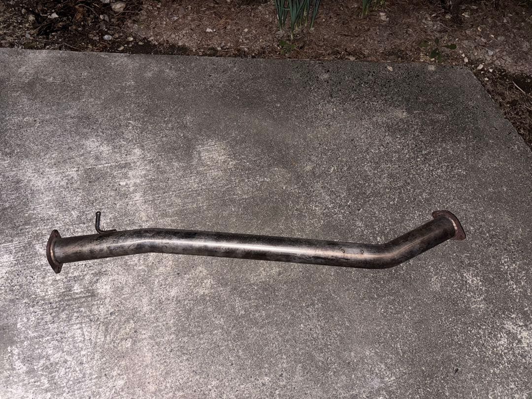 er34セダン ターボ用 サムライパワー中間パイプ 砲弾用 80パイ