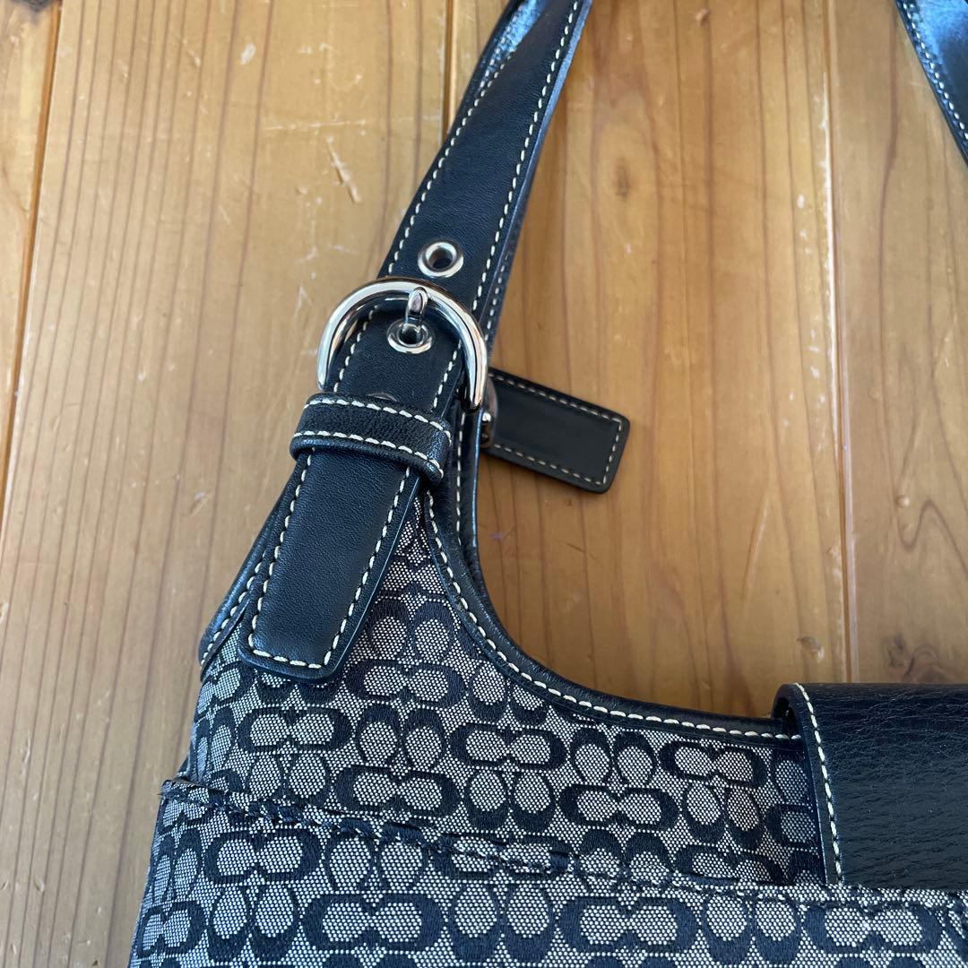 Coach SOHO ワンショルダーバッグ ブラック/グレー