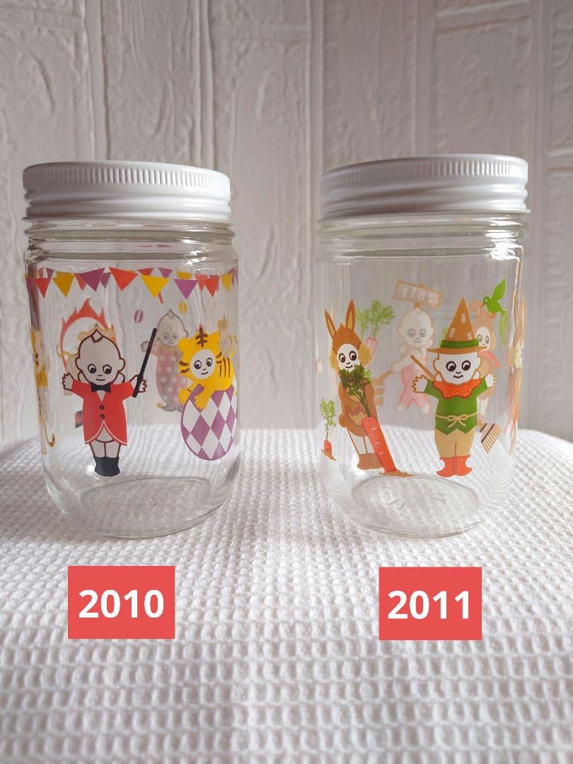 キューピーマヨネーズ　 空き瓶　干支シリーズ18年分　 コンプリートバラ売り不可