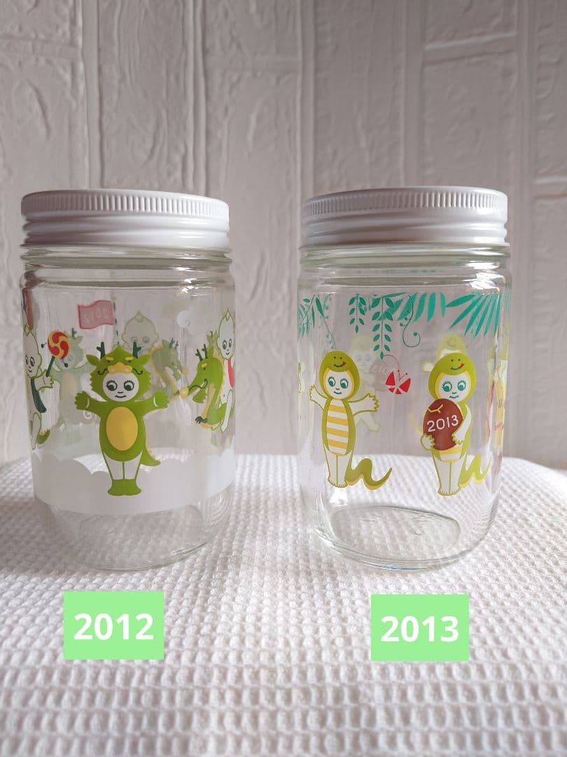 キューピーマヨネーズ　 空き瓶　干支シリーズ18年分　 コンプリートバラ売り不可