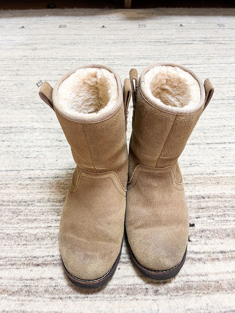 UGG アグ stoneman ストーンマン 防水 ムートン ペコスブーツ 茶
