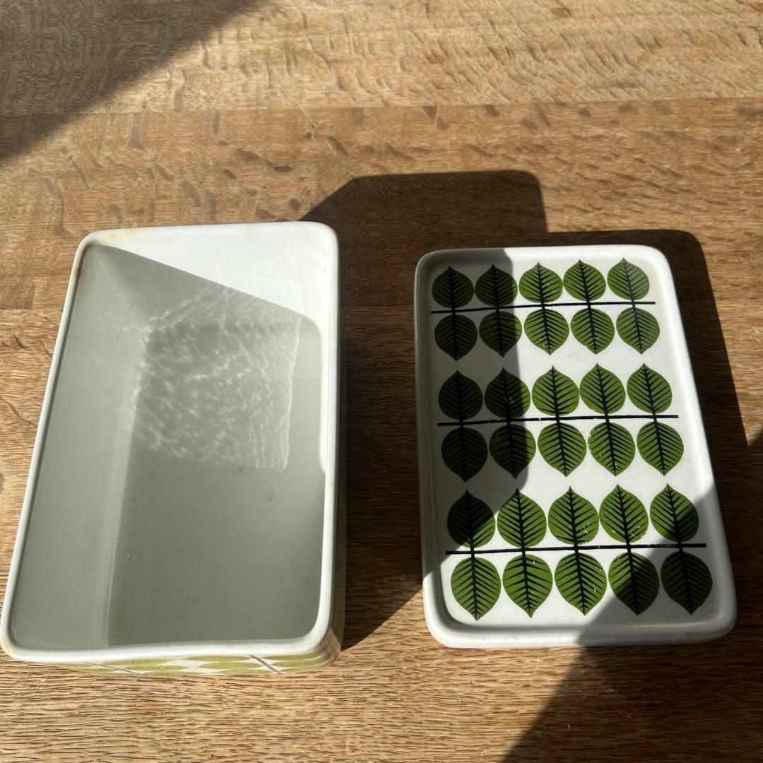 グスタフスベリ Stig Lindberg ベルサ バターケース