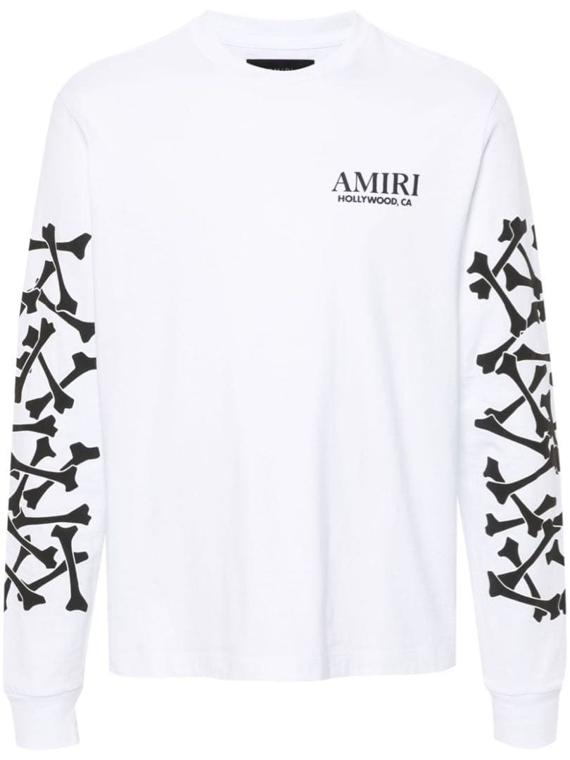 【国内正規品】AMIRI 24SS ロンT 長袖 ホワイト シャツ アミリ L