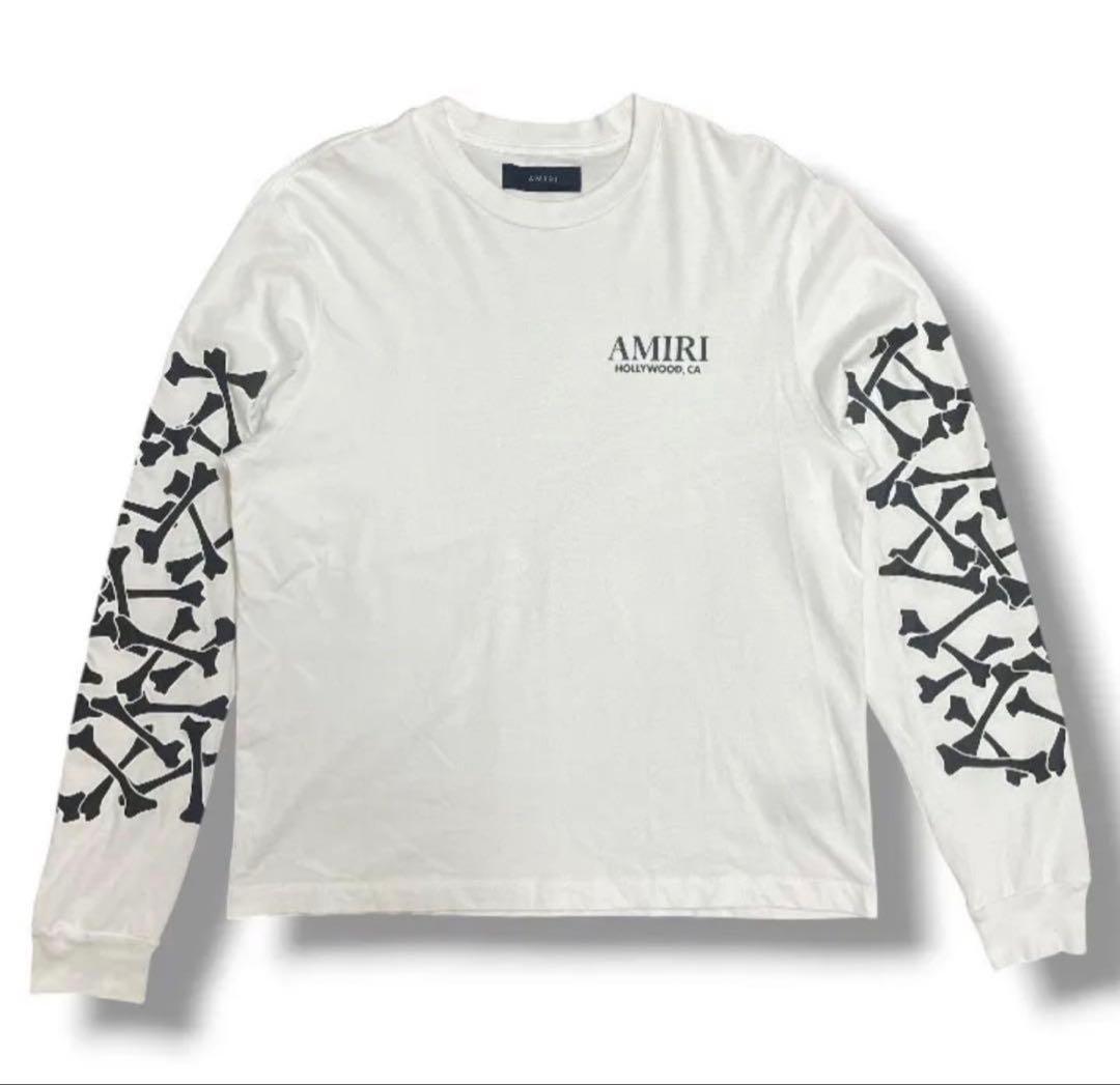 【国内正規品】AMIRI 24SS ロンT 長袖 ホワイト シャツ アミリ L