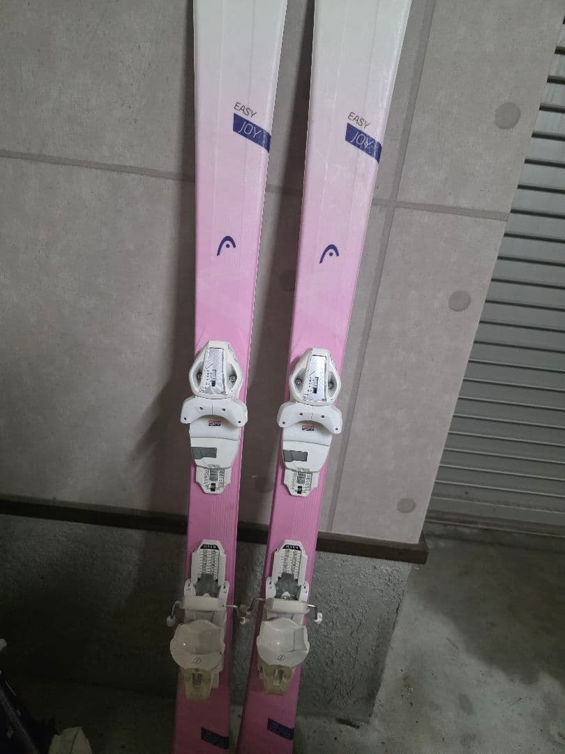 HEAD スキー板 148センチ　ポール　セット　レディース
