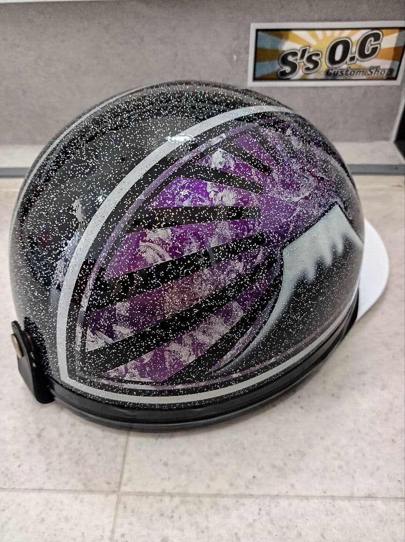 カスタムコルク半　１個限定即日発送　三つボタン　ラメ増し