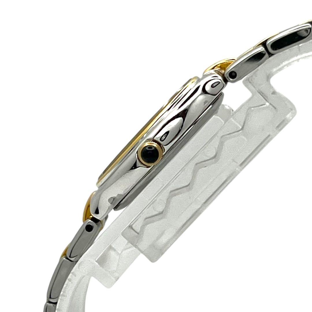 【稼動】セイコー エクセリーヌ オーバル コンビベルトレディース 腕時計1235