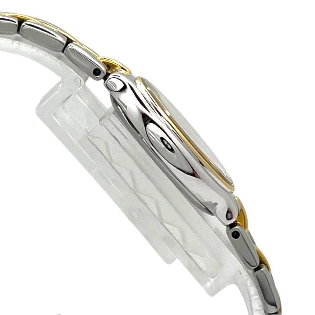 【稼動】セイコー エクセリーヌ オーバル コンビベルトレディース 腕時計1235