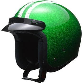 【新品】ヘルメット グリーン フリー FLAKER リード工業