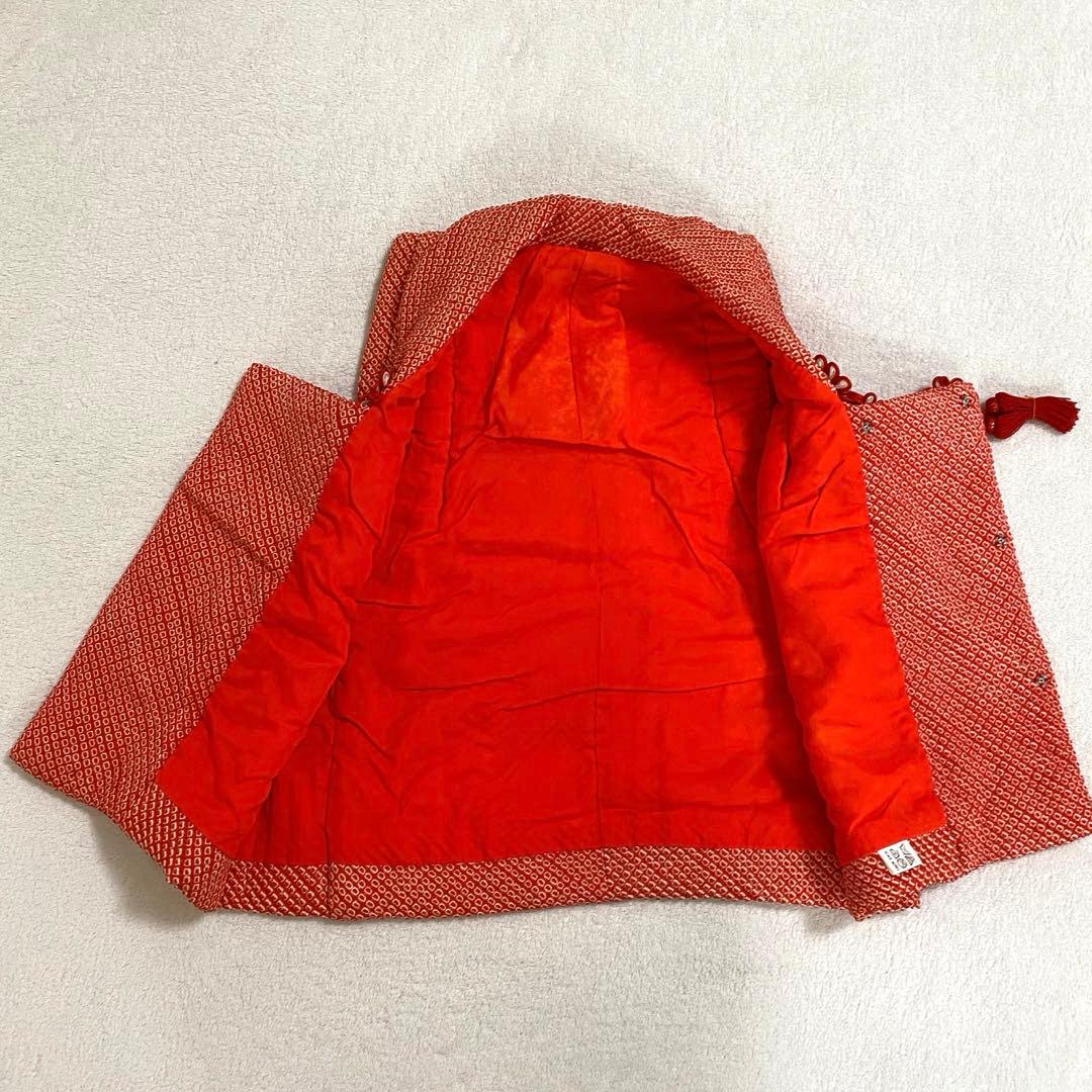 七五三 3歳 正絹かのこの被布と正絹お着物セット 女の子