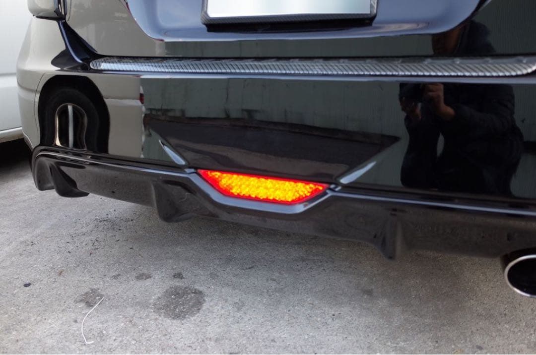 30系プリウスg's用リアフォグ バックフォグ 製作品ストロボ