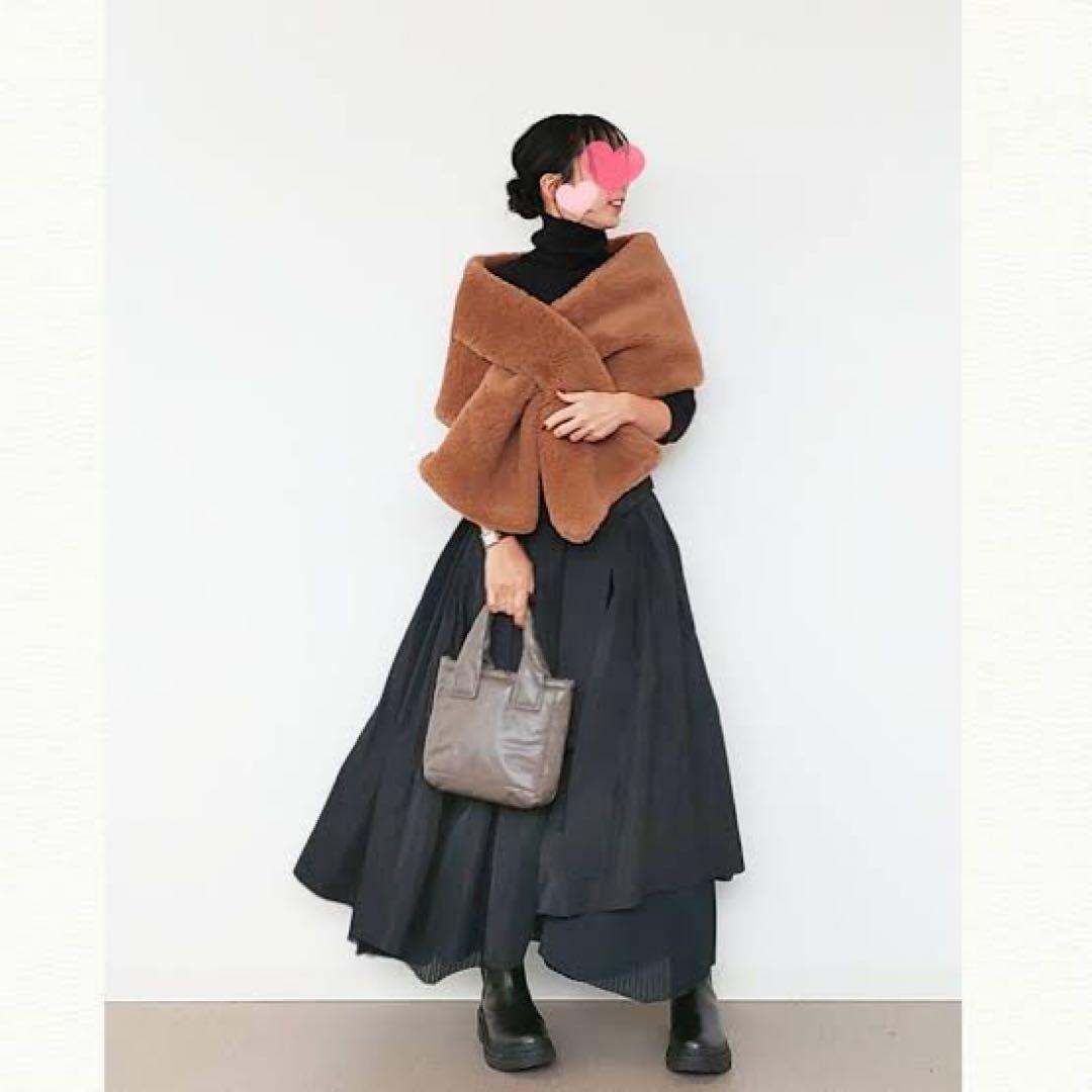 MaxMara ブラウン マフラー　テディベア　ストール　本日限定値下げ