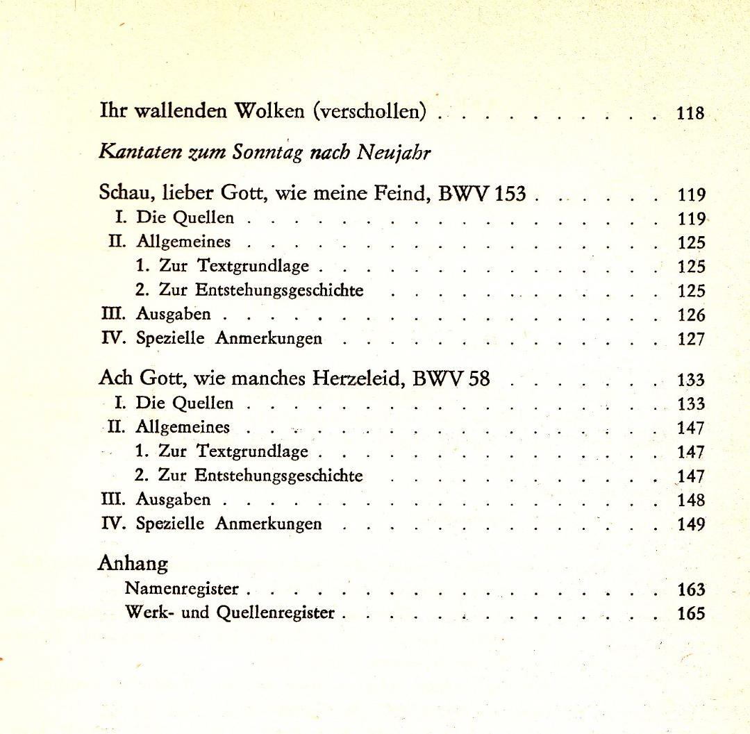 洋書独文 新バッハ全集 批判校訂報告書I/4:新年と第1日曜日のためのカンタータ