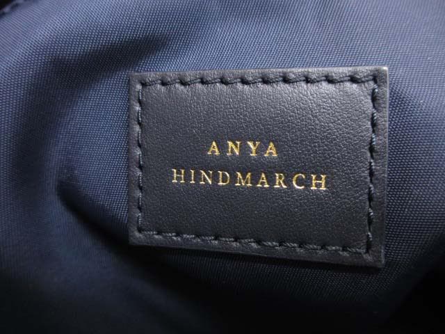 美品 アニヤハインドマーチ マルチチャビーポケット ナイロン トートバッグ