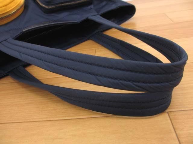 美品 アニヤハインドマーチ マルチチャビーポケット ナイロン トートバッグ