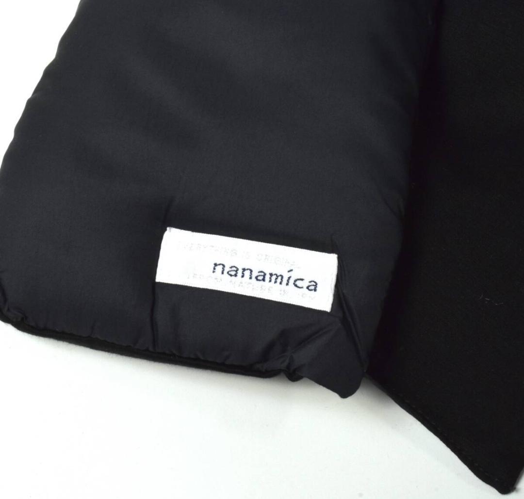 未使用 ナナミカ ダウンマフラー 光電子 ブラック SUKF250 男女兼用