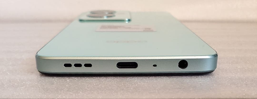 OPPO A79 5G A303OP ケース付き グローグリーン SIMフリー