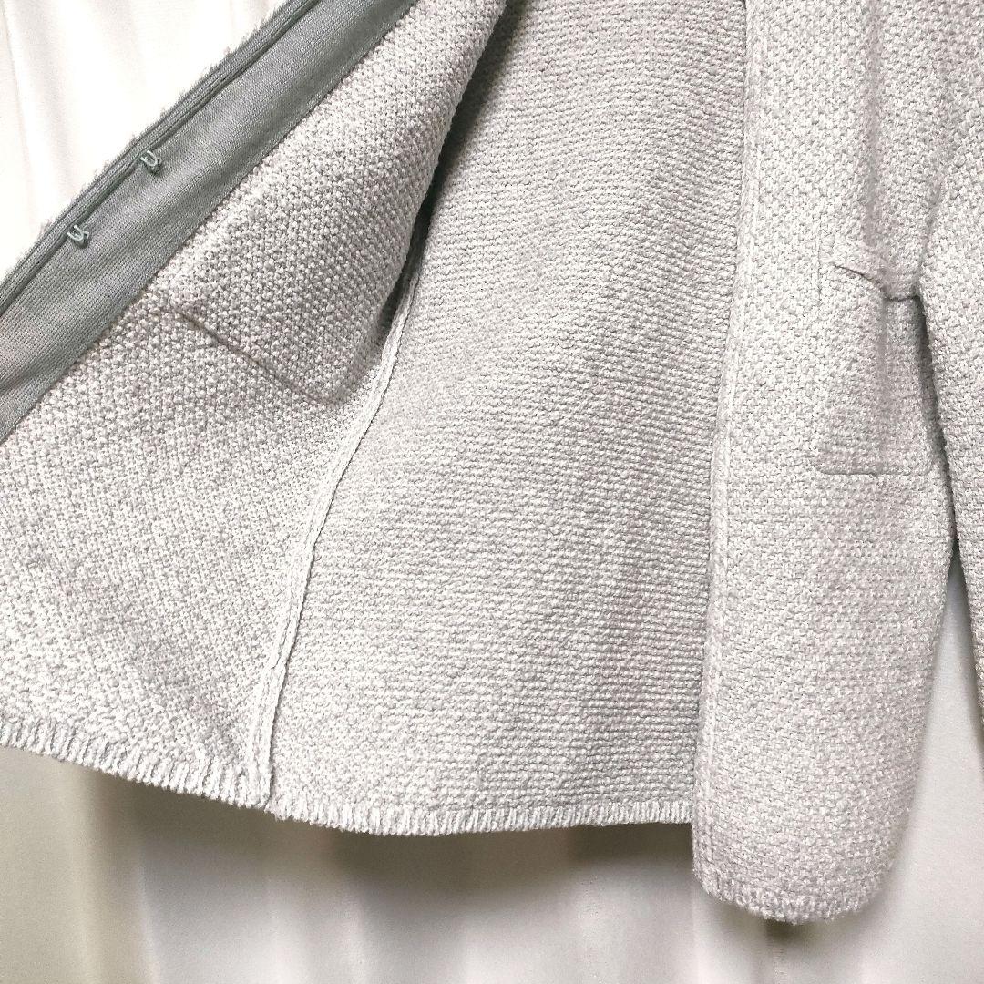 theory Luxe Splendo Posh ツイード ニットジャケット