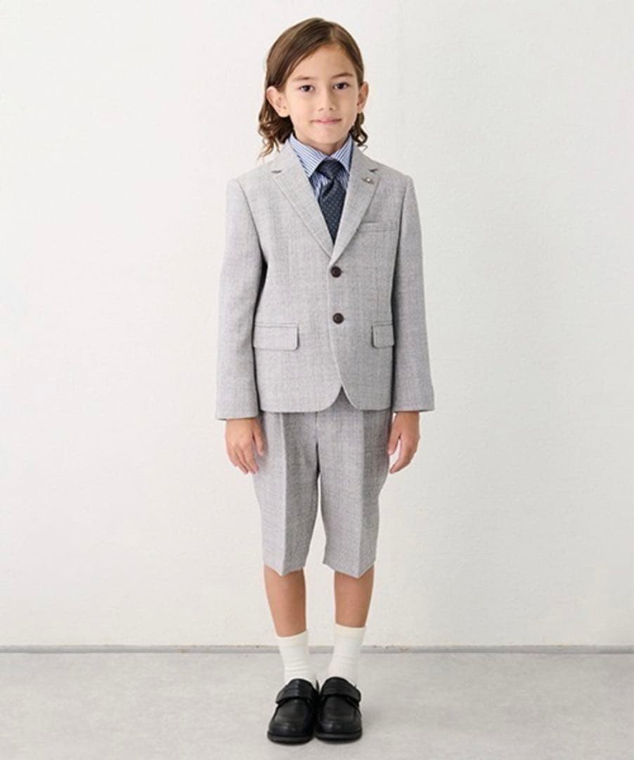 新品未使用 プティマイン フォーマル 5点セット スーツ 卒園式 入学式 130