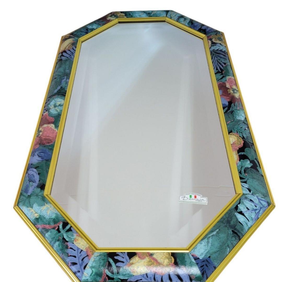 【極希少】イタリア製 Demain ドマン ウォールミラー 金彩 アンティーク