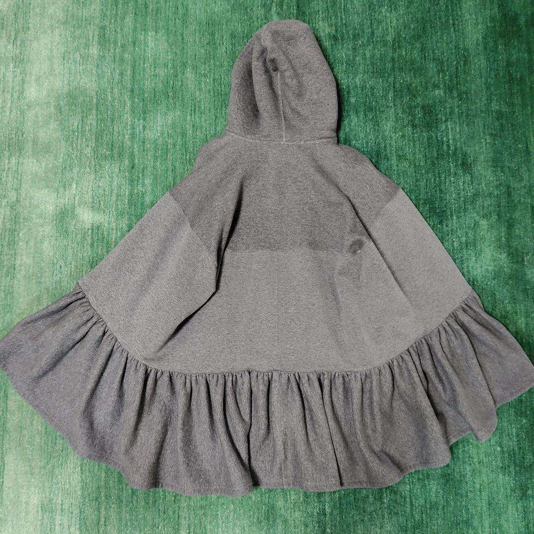 ジュンヤ ワタナベ 23AW アウター ポンチョ風コート 裏起毛 フード付き