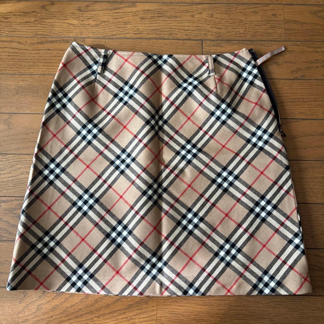 Burberrys BLUE LABELチェック柄 タイトスカート 38