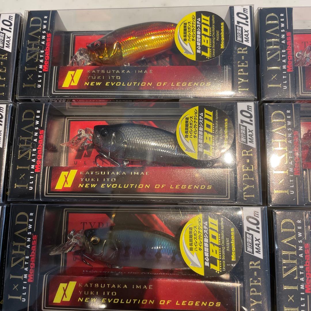 ②メガバス　IXI SHAD TYPE-R 15個