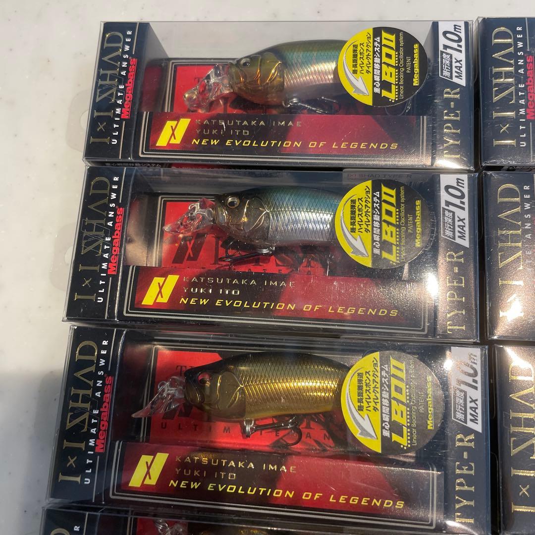 ②メガバス　IXI SHAD TYPE-R 15個