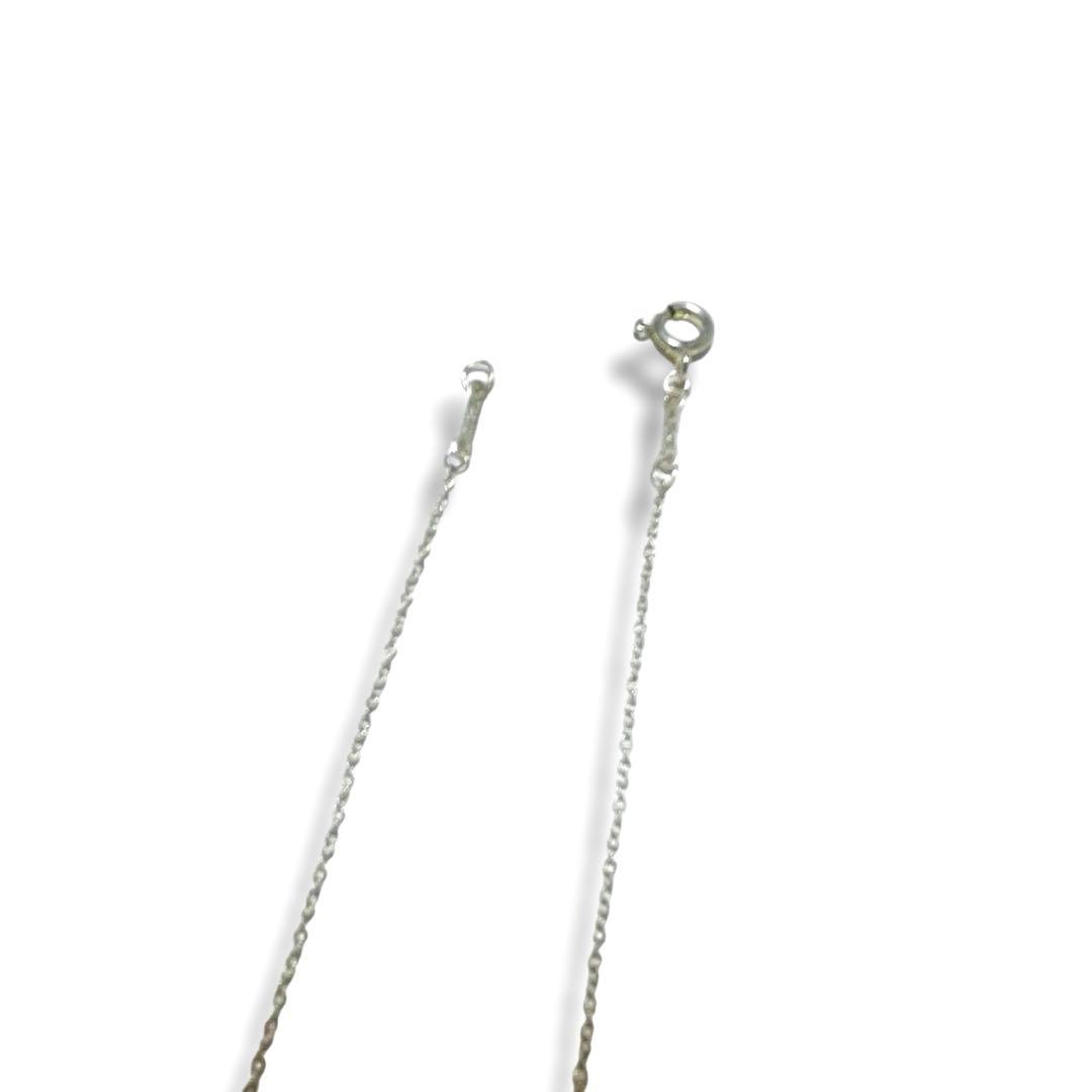【美品】 Tiffany&Coティファニーダブルティアドロップシルバーネックレス