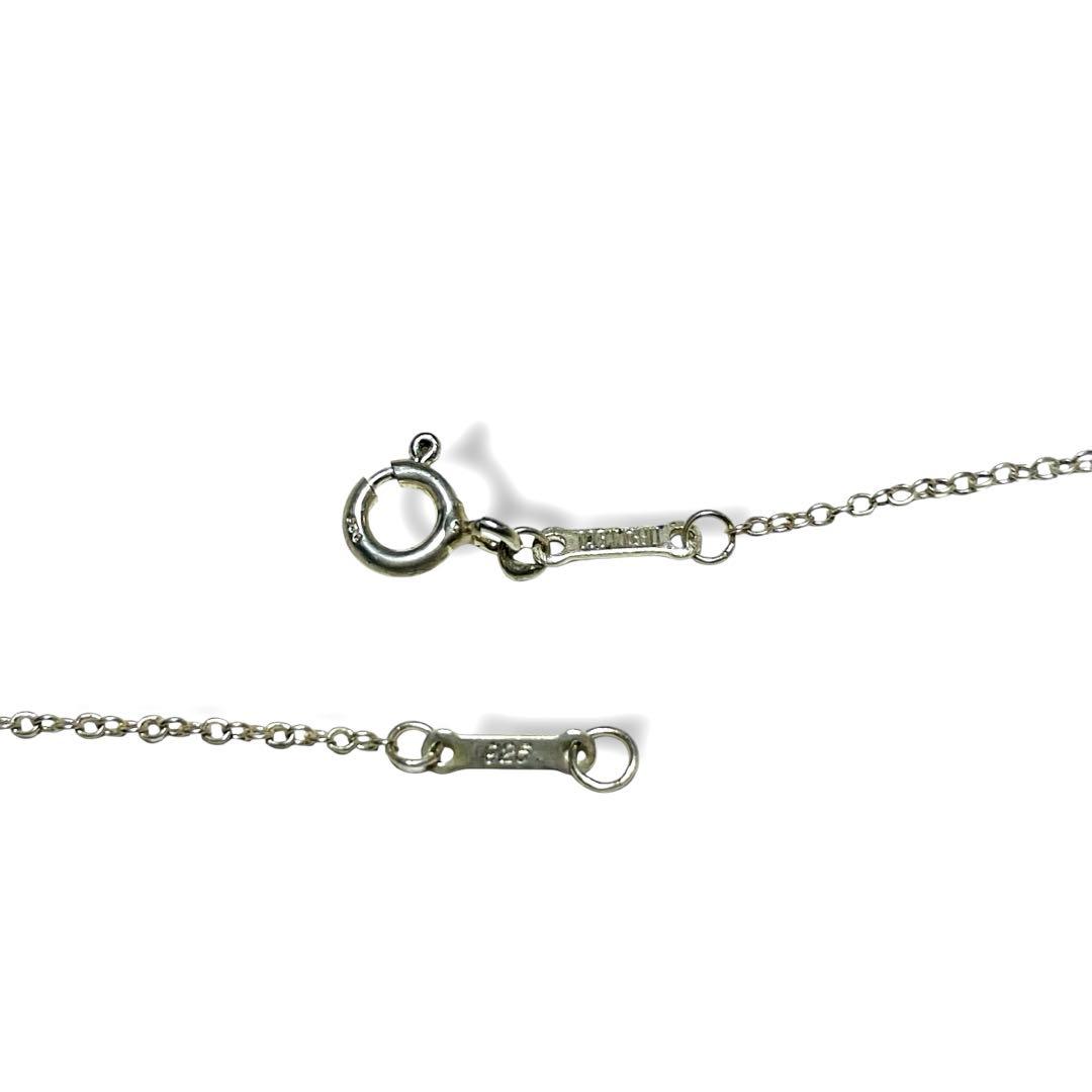 【美品】 Tiffany&Coティファニーダブルティアドロップシルバーネックレス