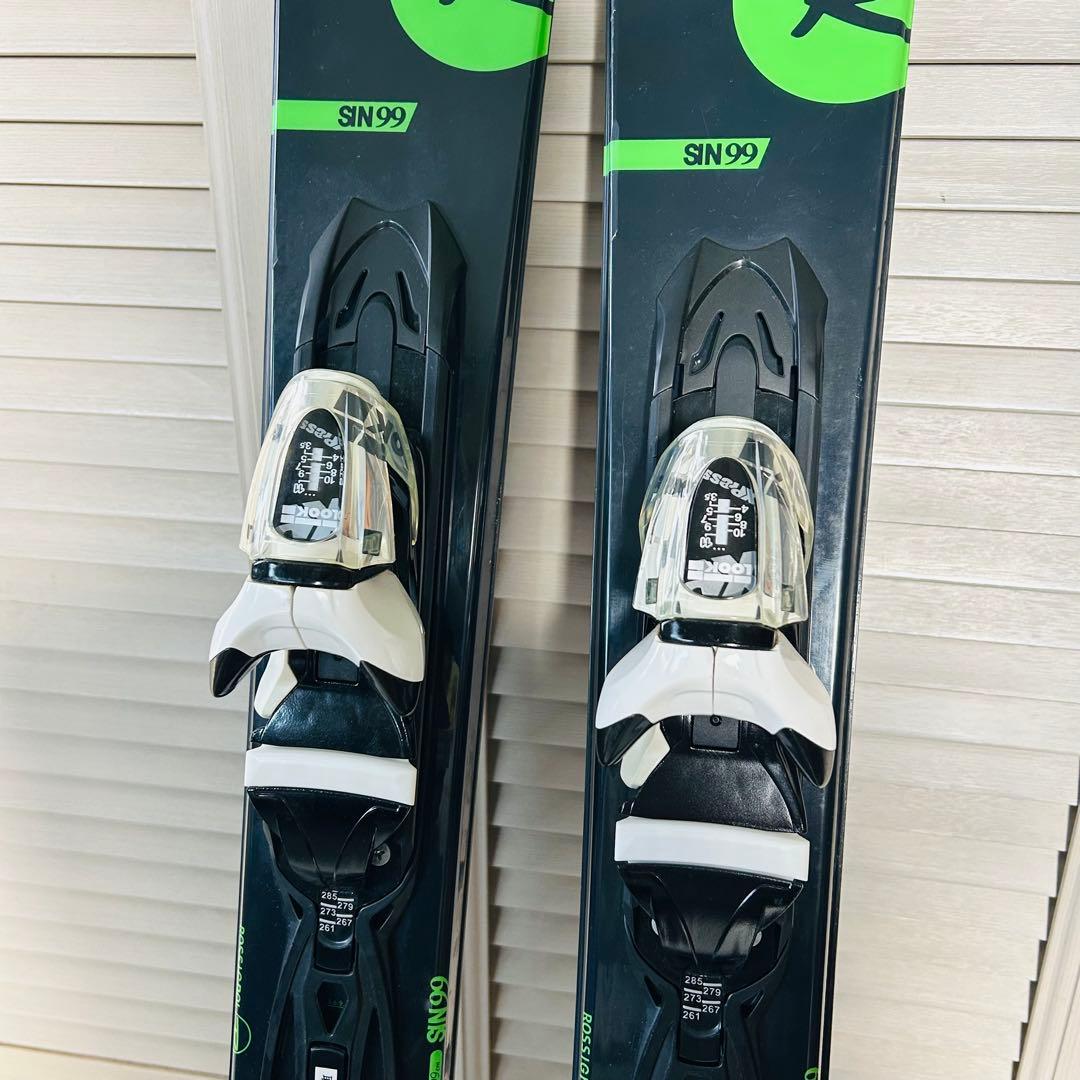 ロシニョール SIN99 スキー板 99cm ビンディング　LOOK
