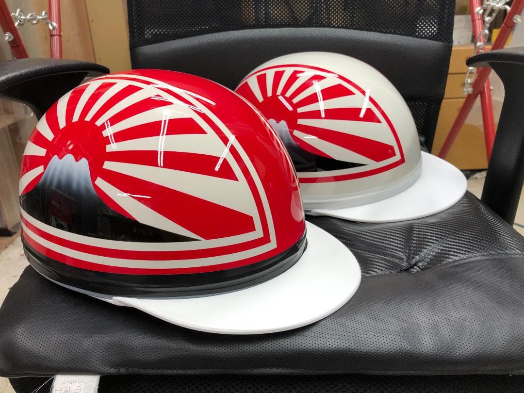 コルク半　カスタム　富士日章　三つボタン　白赤赤白　文字無　セット　高級クリヤ