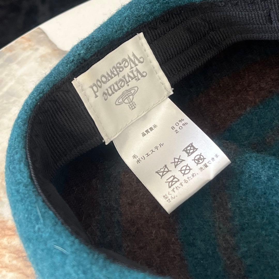 美品 Vivienne Westwood 刺繍入り ベレー帽