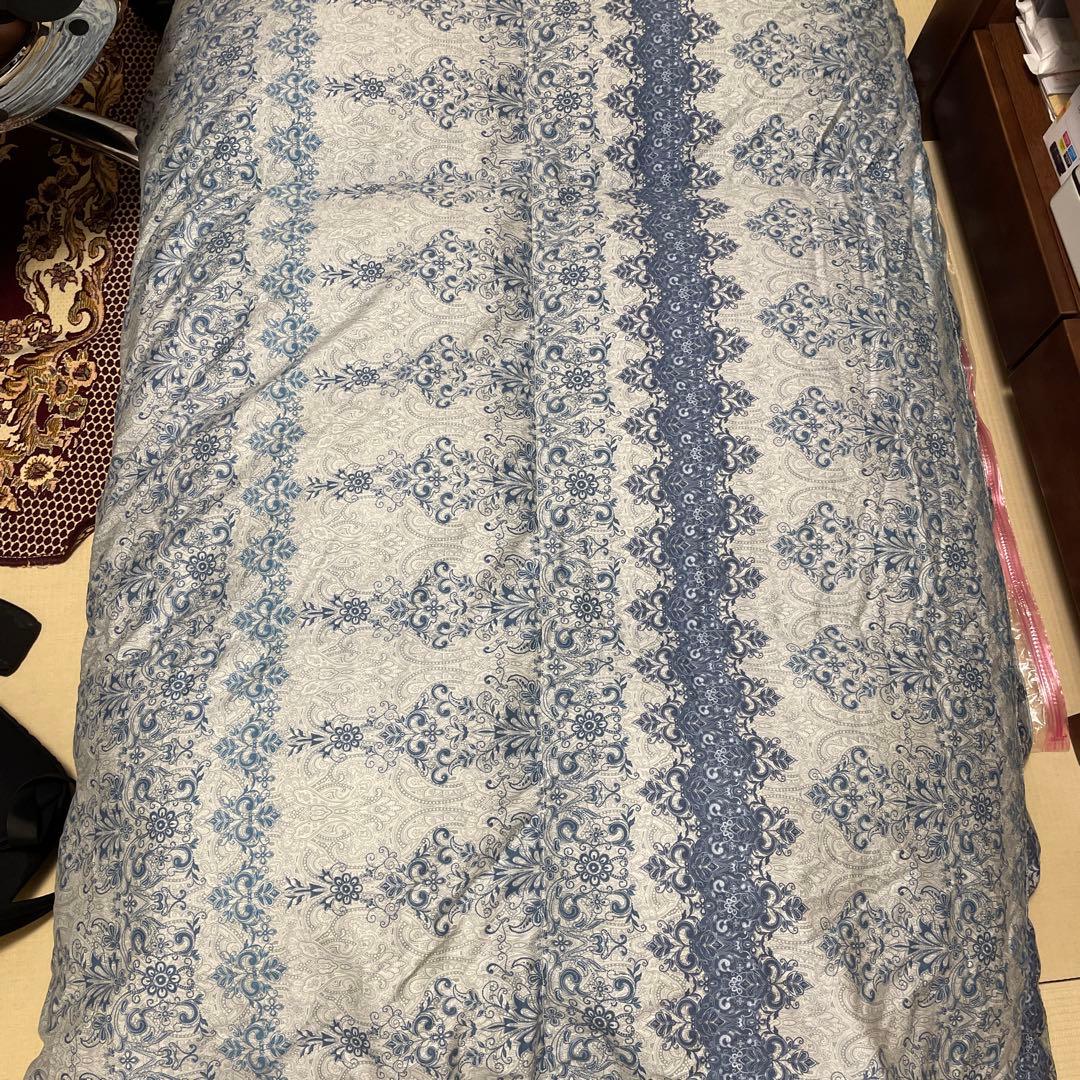 二層掛け　羽毛布団　ハンガリアンホワイトダックダウン