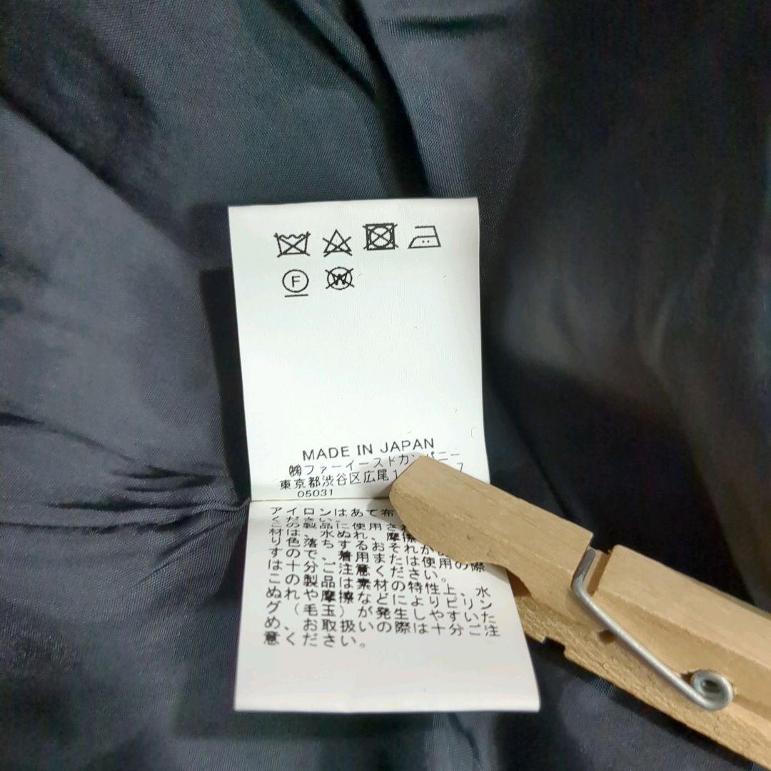 allureville アルアバイル モヘヤシャギークルージャケット コート 黒