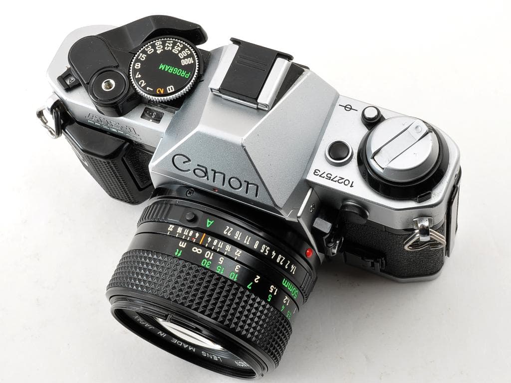 キヤノン AE-1 PROGRAM シルバー NFD 50mm f1.4 完動品