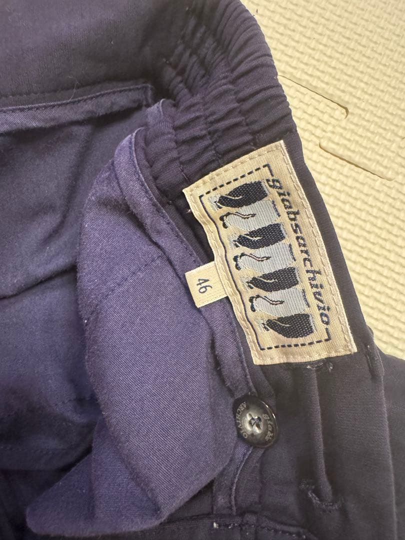 ジャブス マサッチョ シルキージャージ 46サイズ ネイビー　ジャージ