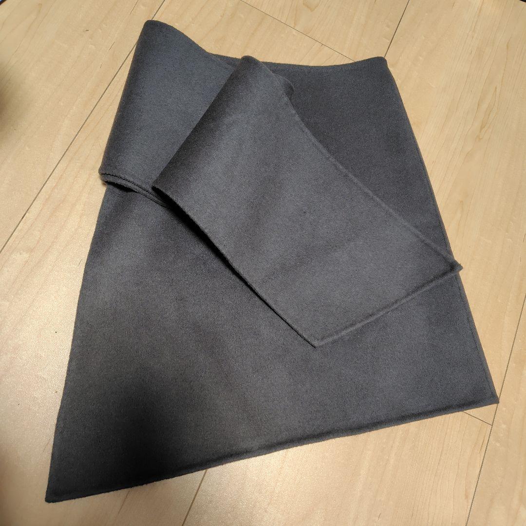 decollte accessory　ウールリバー　ストール　カーキブラウン