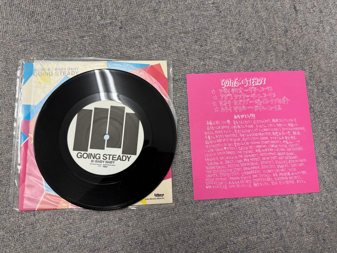 GOING STEADY アナログレコード　シングル　2枚